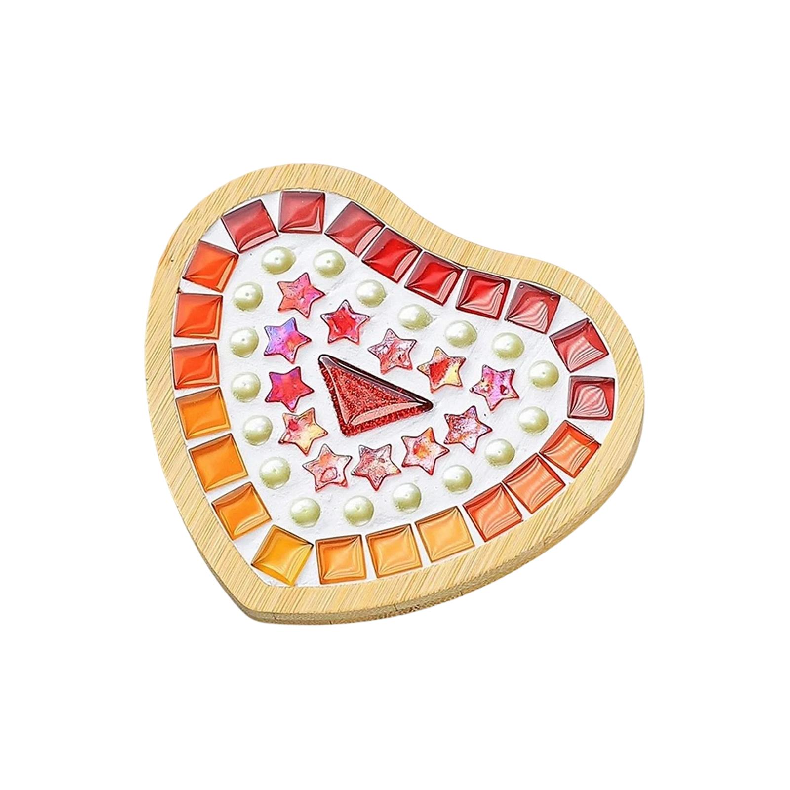 

Cup Kit - Wooden Craft Set With Mixed Color Tiles, Complete Creative Making Package Including Glue Sealant And Tools For Handmade Gift One Size