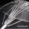 HUIWEN Long Handle 304 Stainless Steel Food Skimmer
