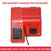 New Li-ion Battery Charger Multi Voltage Charger for Milwaukee M18 14.4V-18V 48-11-1850 48-11-1840 48-11-1815 48-11-1828