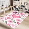 1PC Heart Flowers Extra Large Non-Slip Floor carpet, Office, family, bedroom, Studio - Large Area Rug,Longlasting Material-K0374