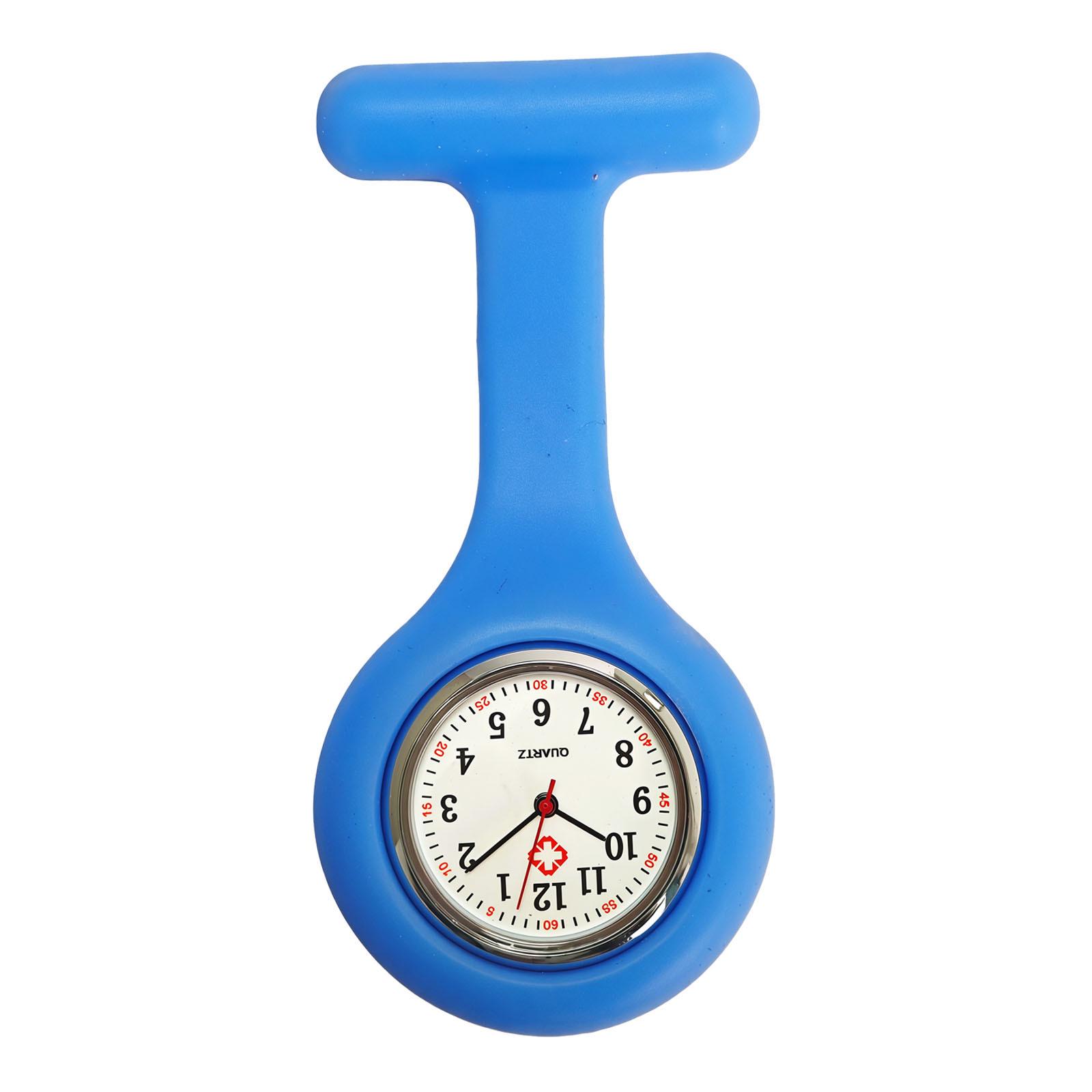 Multi-Color Silicone Pocket Watch - Creative Jelly Design for Nurses and Students
