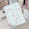 Applicable To iPad Pro11 Lace Flower Fold Sticker Flat Protective Case Acrylic iPad 13 Inch Simple All-Inclusive