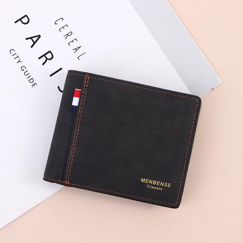 Multi Card Pockets Credit Card Clip Short Money Bag Business Card Holder Coin Purse Male Wallet