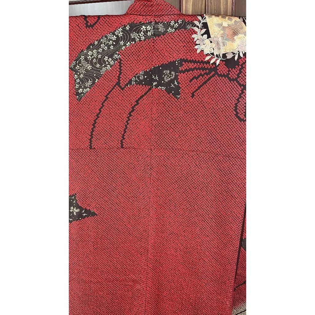 Used Shibori furisode