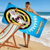 Rabbids Invasion Bliss  Print Beach Towel, Large Soft Quick Dry Towel for Beach Camping Swimming