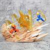 Dragon Ball Figures: Goku Vs. Majin Buu Saiyan Luminous Statue Ornament