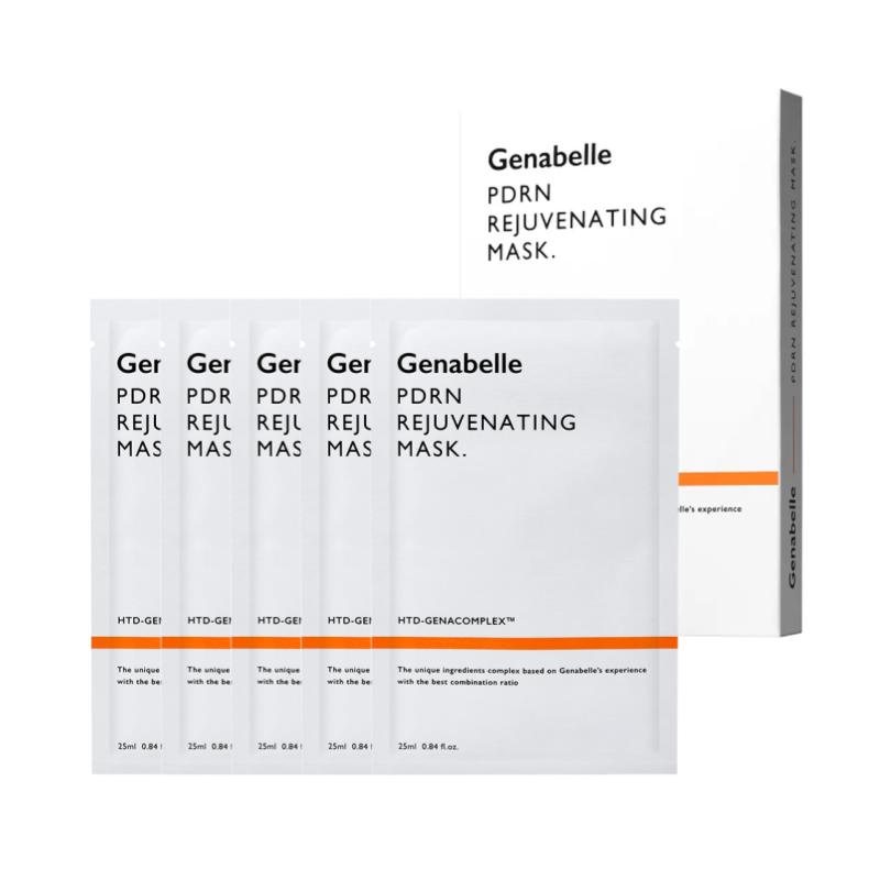 

Genabelle PDRN Rejuvenating Mask | Salmon DNA Intensive Skin Repair & Hydration Sheet Mask | 25ml x 5pcs (1 Box)