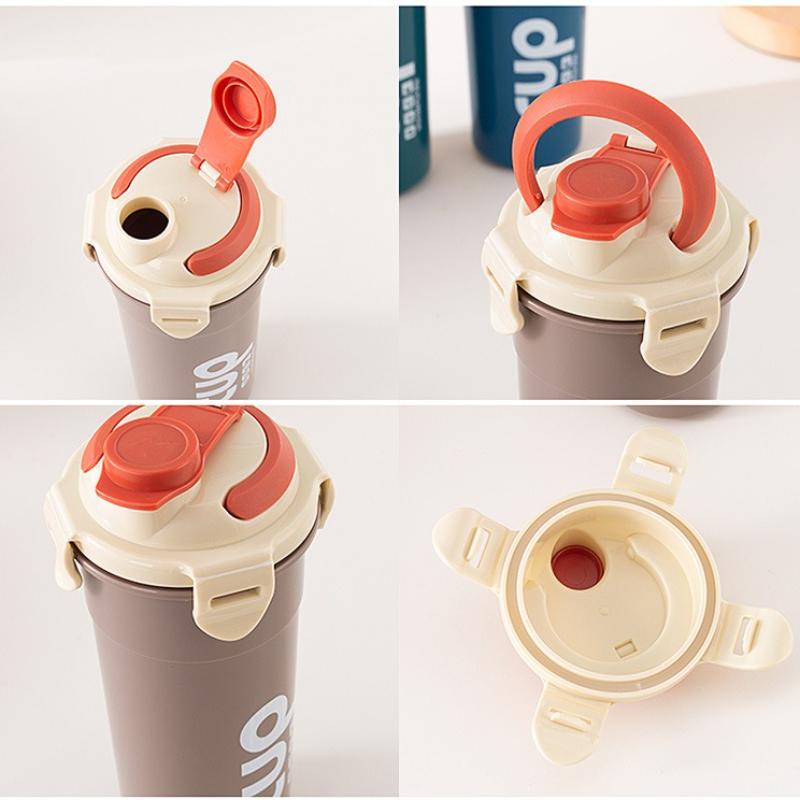 850ml Bento Lunch Box with Water Bottle Spoon Portable Compartment Food Box Leak-proof Microwave Lunch Box for School Office