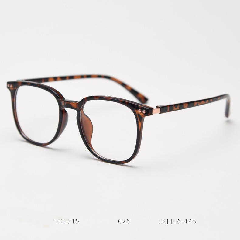 Black TR90 Computer Glasses Anti Radiation Big Square Eyewear Blue Light Blocking Reading Glasses for Women Men