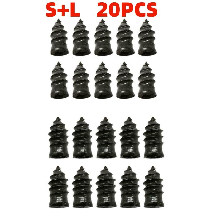 10/20pcsTire Repair Nail Self-Tapping Screw Plastic Nail Soft Rubber Screw Suitable For Car Motorcycle Tire Puncture Repair Tool