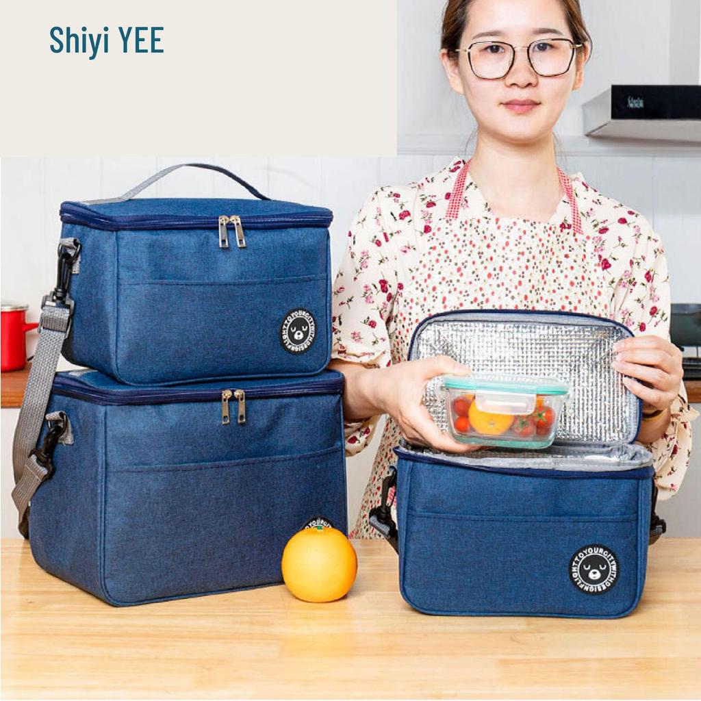 Skládací izolovaná taška na ledové obklady pro pikniky a obědy