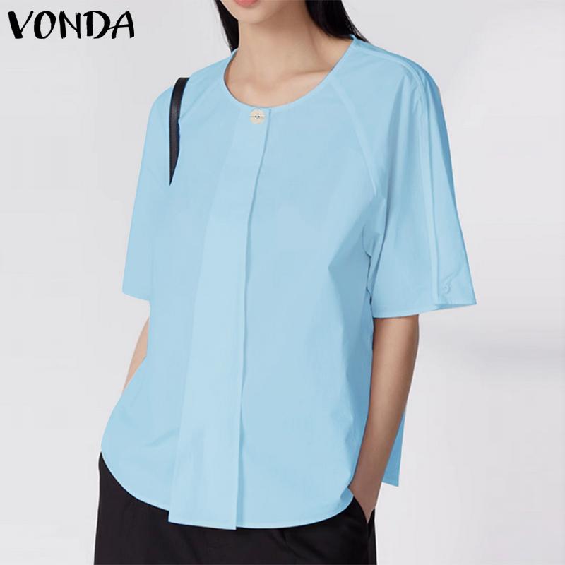 

Летний женский топ с круглым вырезом VONDA H Fit