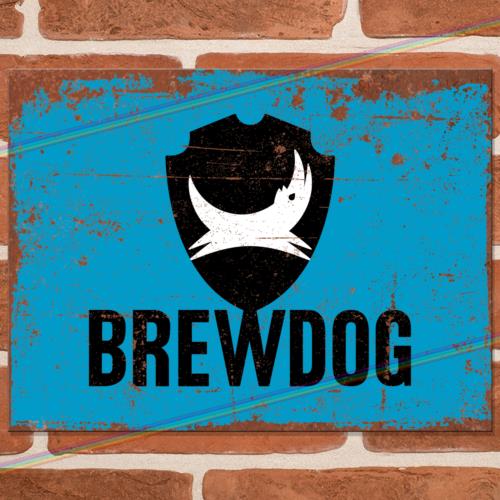 

BREWDOG Metal Signs Man Cave Garden Bar Shed Wall Pub Garage Poster Tin Sign UKAluminum 20x30cm（7.8x11.8inch）