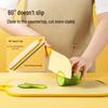 COOKER KING Antibacterial Plastic Double-Sided Cutting Board