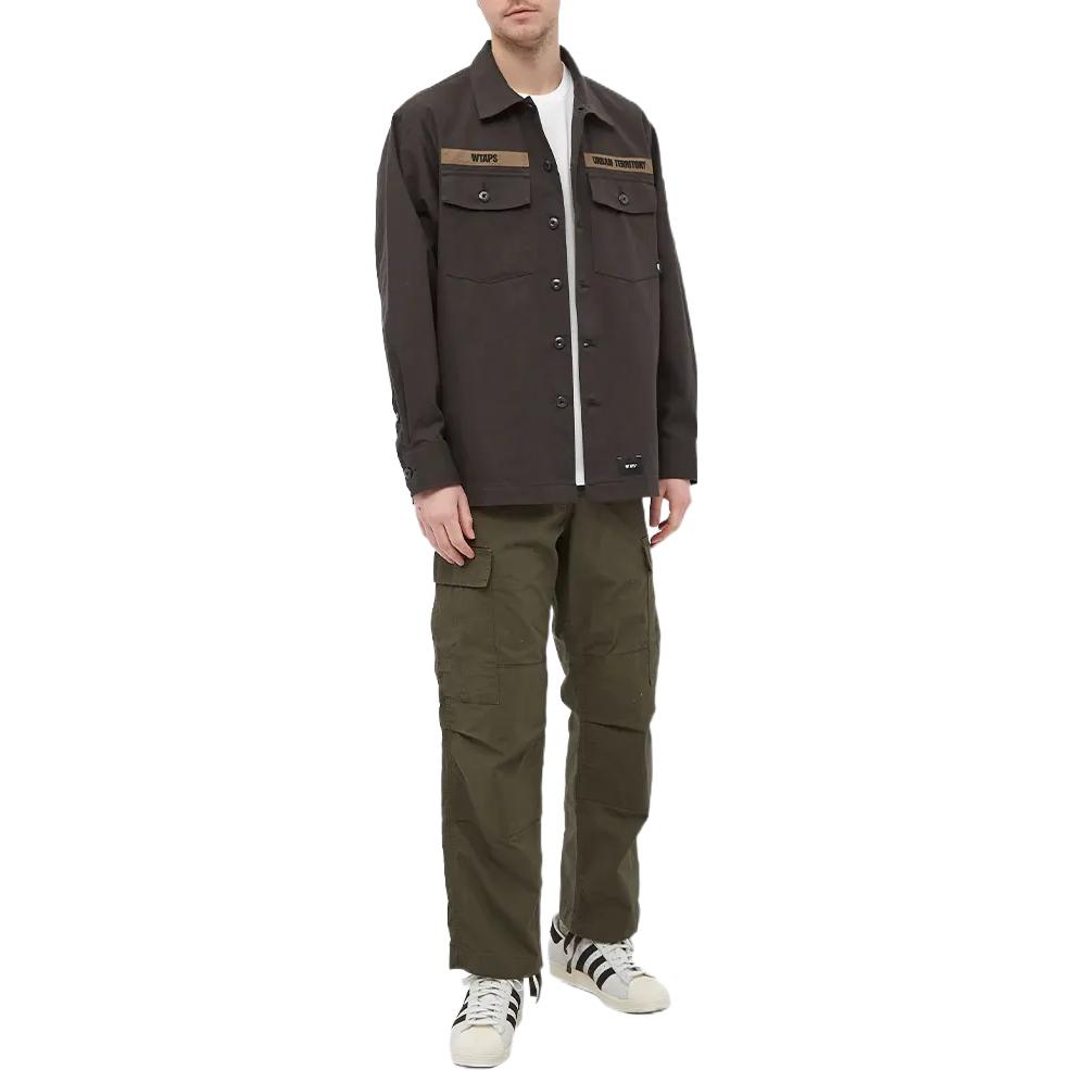 Carhartt WIP Bílé pánské tričko s krátkým rukávem a kapsičkou I030434-02XX