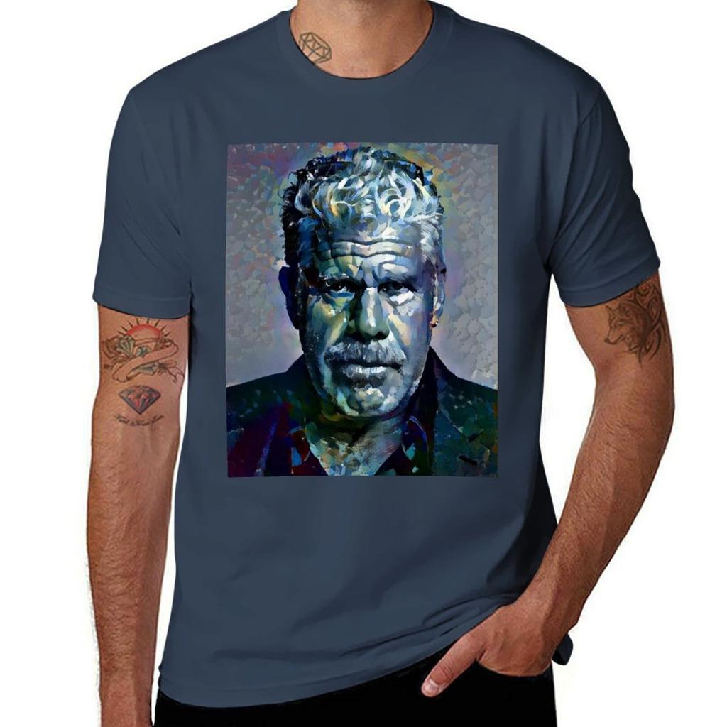 T-Shirt Essential T Portrait Perlman Custom Shirt Ron Shirt Print T