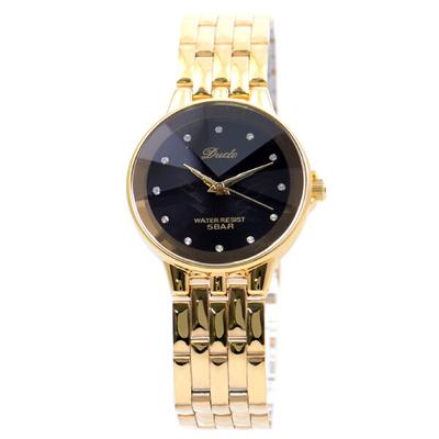 J-AXIS Herren RY-DG14 (GB Jaxis Dude Sun Flame) Runde Uhr Gold Analog