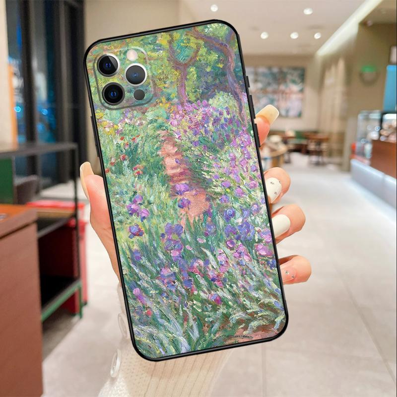 Claude Monet Phone Case For iPhone 17 16 15 14 13 11 12 Pro Max Mini 16 Plus 16e 17 Air Protective Cover