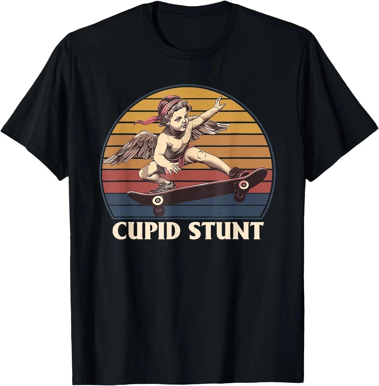 Cupid Stunt Funny Sarcastic Offensive Humor Embarrassing T-Shirt S