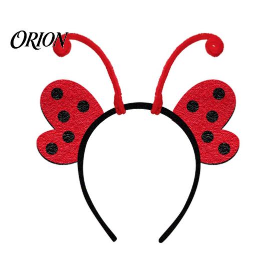 Lightweight Comfortable Headband Insect Wing And Antenna Headband, Cute Butterfly Bee Ladybug Sporty Elastic Hairband Felt Headpiece for Halloween