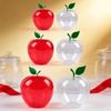 Realistic Apples Shaped Plastic Candy Box For Party Decorations And Gift Packaging Back to School Party Supplies