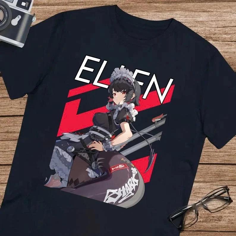 Anime Zenless Zone Zero Ellen Joe T Shirt Size S 4xl Black Size S 4xl S