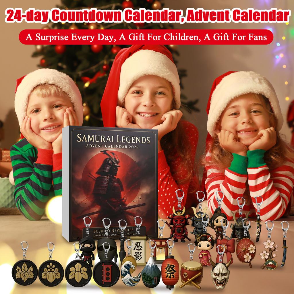 The Countdown Calendar Includes 24 Gifts, Countdown Calendar, And Surprise Keychain
