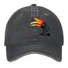 New Rhinoceros Hornbill Bird  Ink and Watercolour Baseball Cap Ball Cap Winter Hats for Unisex Sun Caps Luxury Women Unisexs