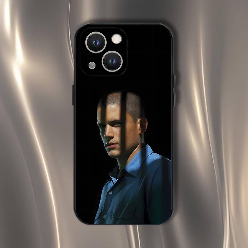 Prison Break TV Series Phone Case For iPhone 16,15,14,13,12,11,Pro,XS,Max,XR,Plus,E,SE4,Mini Black Soft Cover