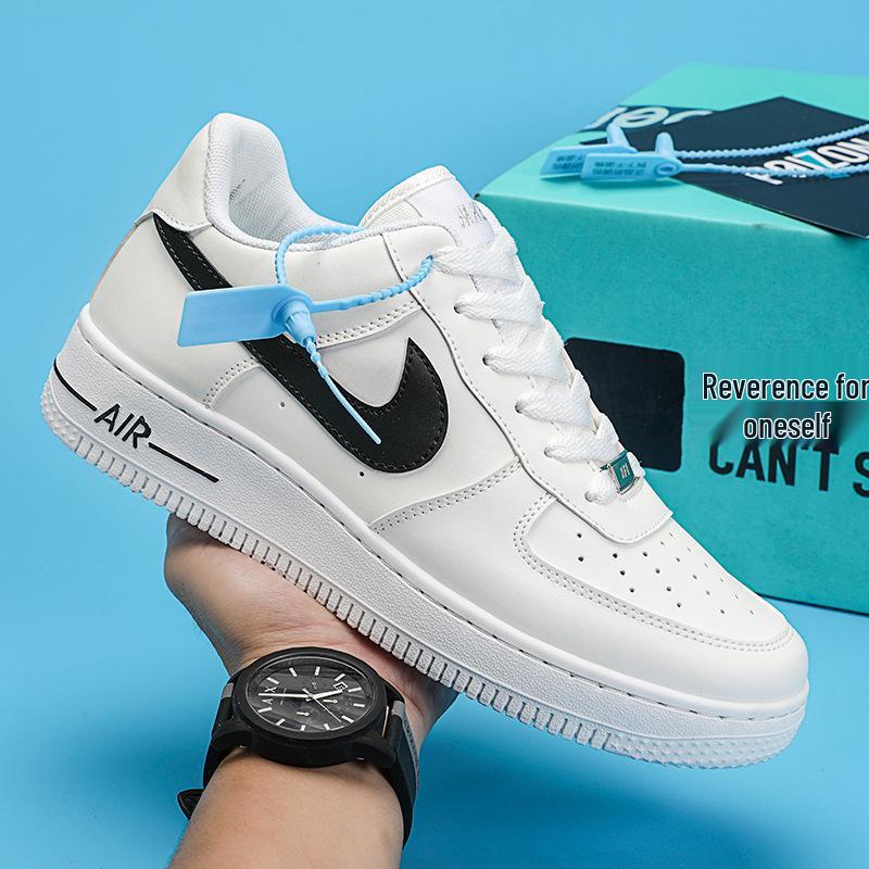 AJ 2024 Herren Air Force One Freizeit-Sneaker - Vielseitig, Dicksohlig, Weiße Schuhe für Paare