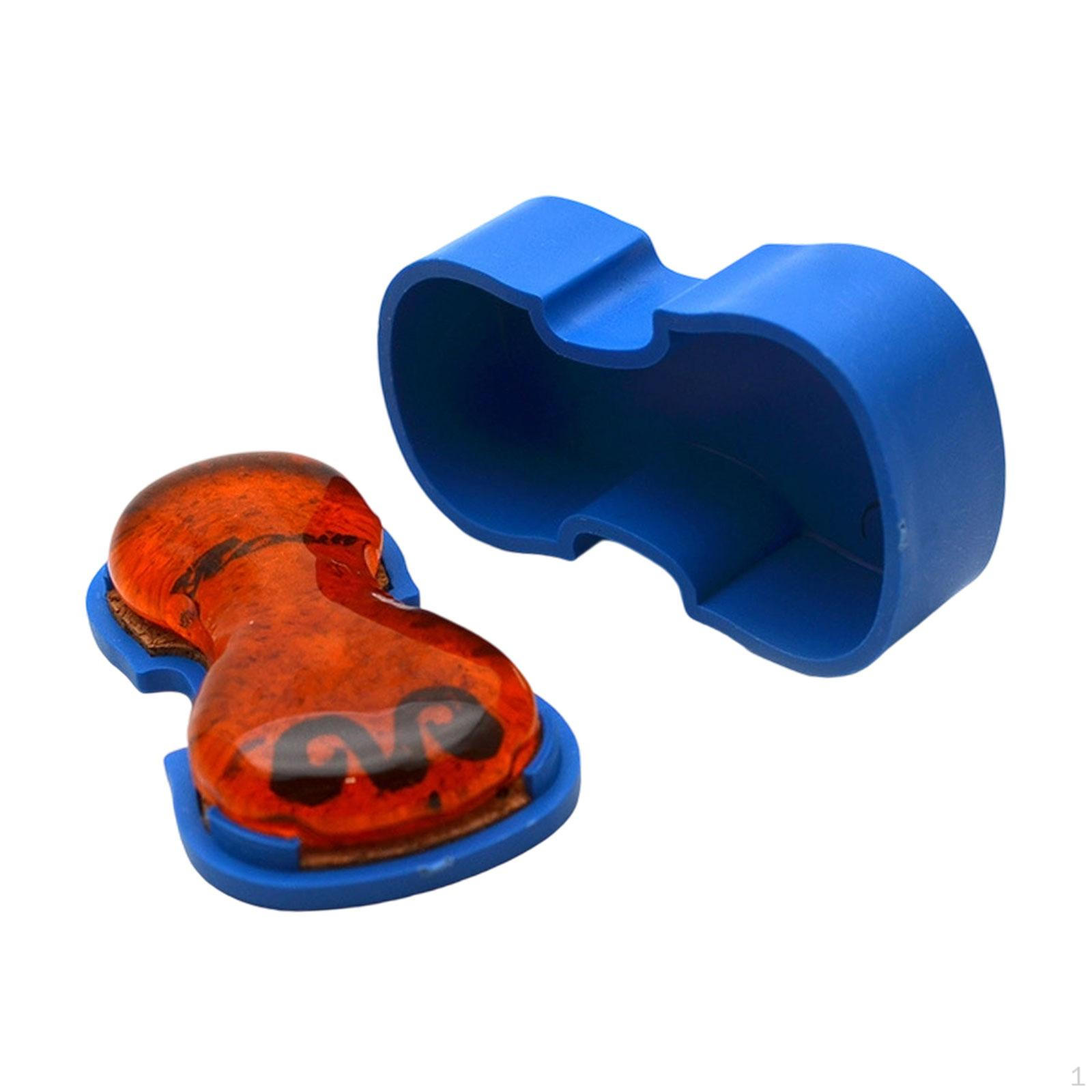 

Канифоль для скрипки Портативная для альтовых и виолончельных смычков Подарок профессиональному музыканту Черный футляр Blue Case