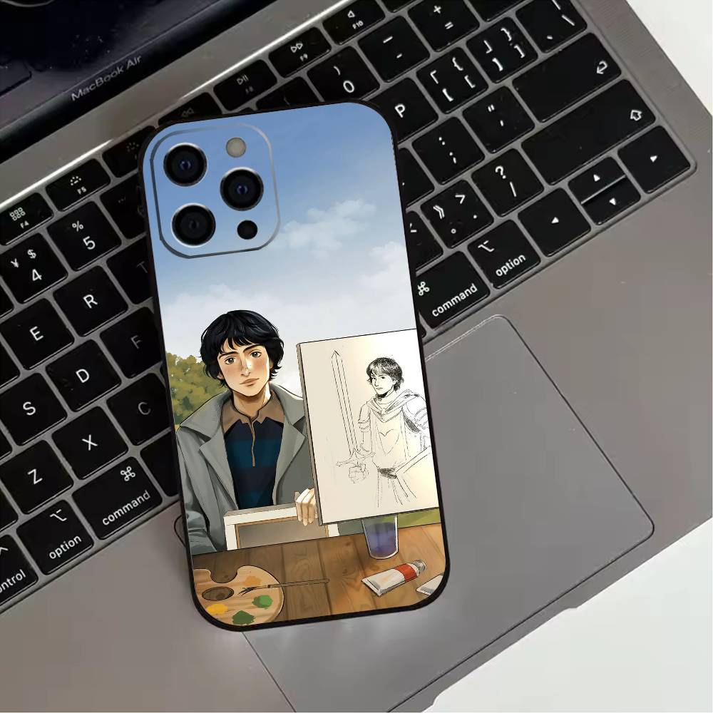 B-Byler F-Fanar-T  Phone Case For iPhone 17,16,15,14,13,12,11 Plus,Pro Max,XS,Soft Silicone Black Cover
