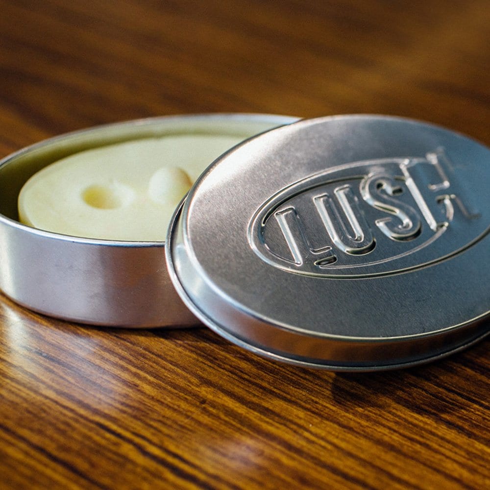 Lush Massage Bar Dose - Blechdose