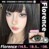 EYESHARE New FLORENCE Series Contact Lenses for Eyes Natural Korean Softlens 14.5mm Brown Eye Lens Gray Pupils Cosmetics