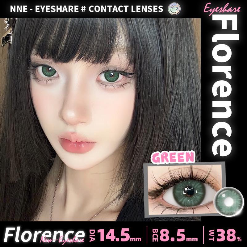 EYESHARE New FLORENCE Series Contact Lenses for Eyes Natural Korean Softlens 14.5mm Brown Eye Lens Gray Pupils Cosmetics