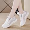 Whit Mesh Breathable Shoes for Women Summer Lace Up Woman Footwear Cotton Light Vulcanized Shoe Original Korean Walking Casual