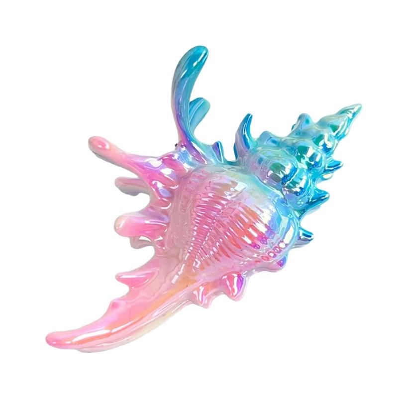 

Летний пляжный зажим для волос Цветной дизайн с ракушкой Заколка Нескользящий захват Для женщин Девушек Отпускной аксессуар