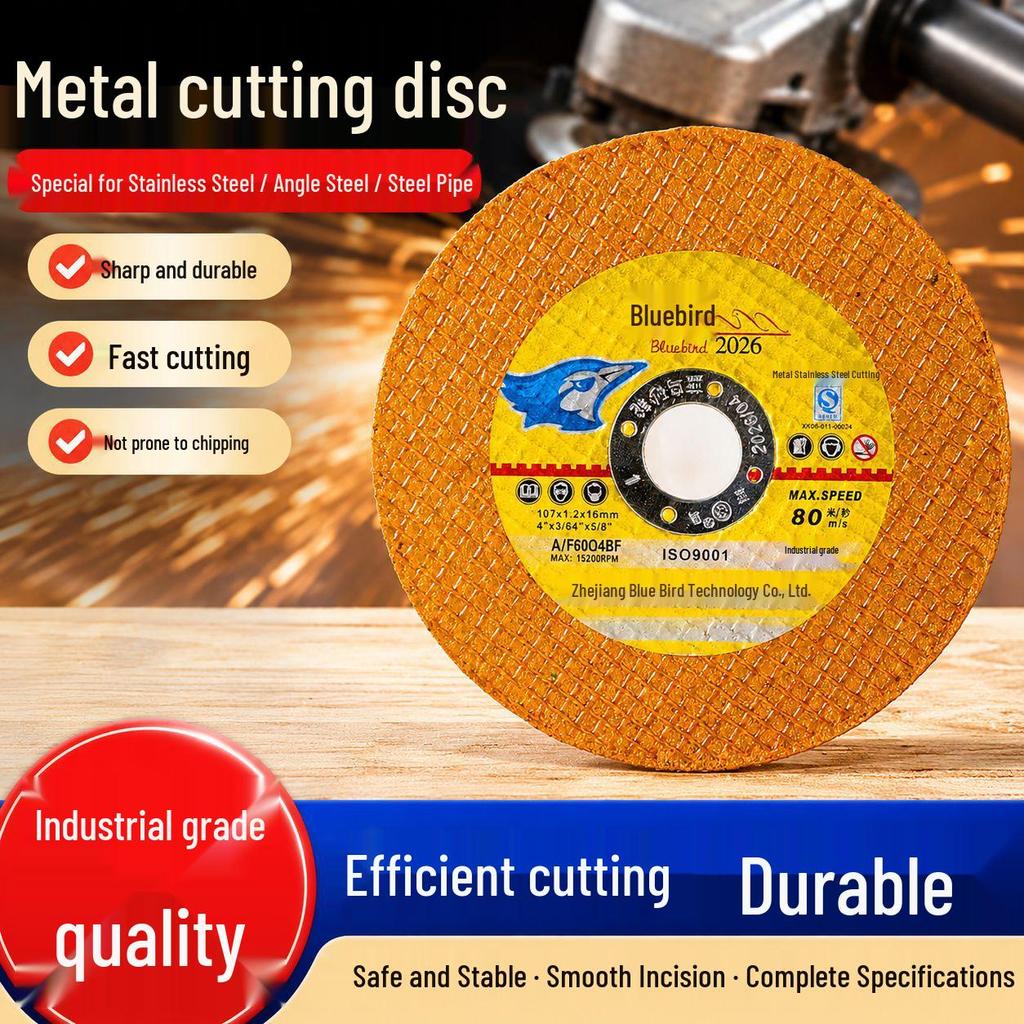 Bluebird Ultra-Thin Stainless Steel Angle Grinder Disc for Cutting, Grinding, and Polishing Metal