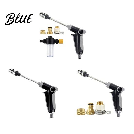 No Power Cleaning Nozzle Garden Hose with 360-degree Adjustable Spray High Pressure Water Jet Spray Universal 3/4" Thread for Car Wash & Garden