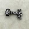 Viking Thors Hammer Character Mens Necklace Pendant Long Sweater Chain Jewelry