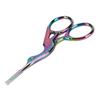 Professional Portable Stainless Steel Nail Art Scissors Eyebrow Trimming Shears Manicure ToolPeacock Shaped Scissors