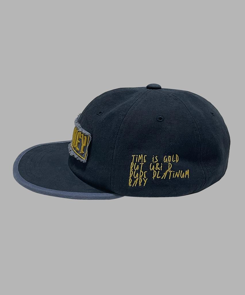 Hyui Og Logo Vintage Washing Cap [Navy]