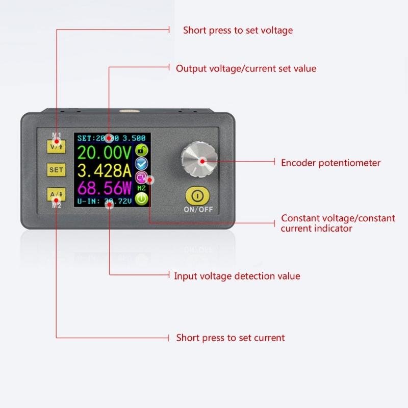 High Accuracy Step Down Voltage Converters Adjustable Current Suitable For Laboratory Equipment Engineering Applications