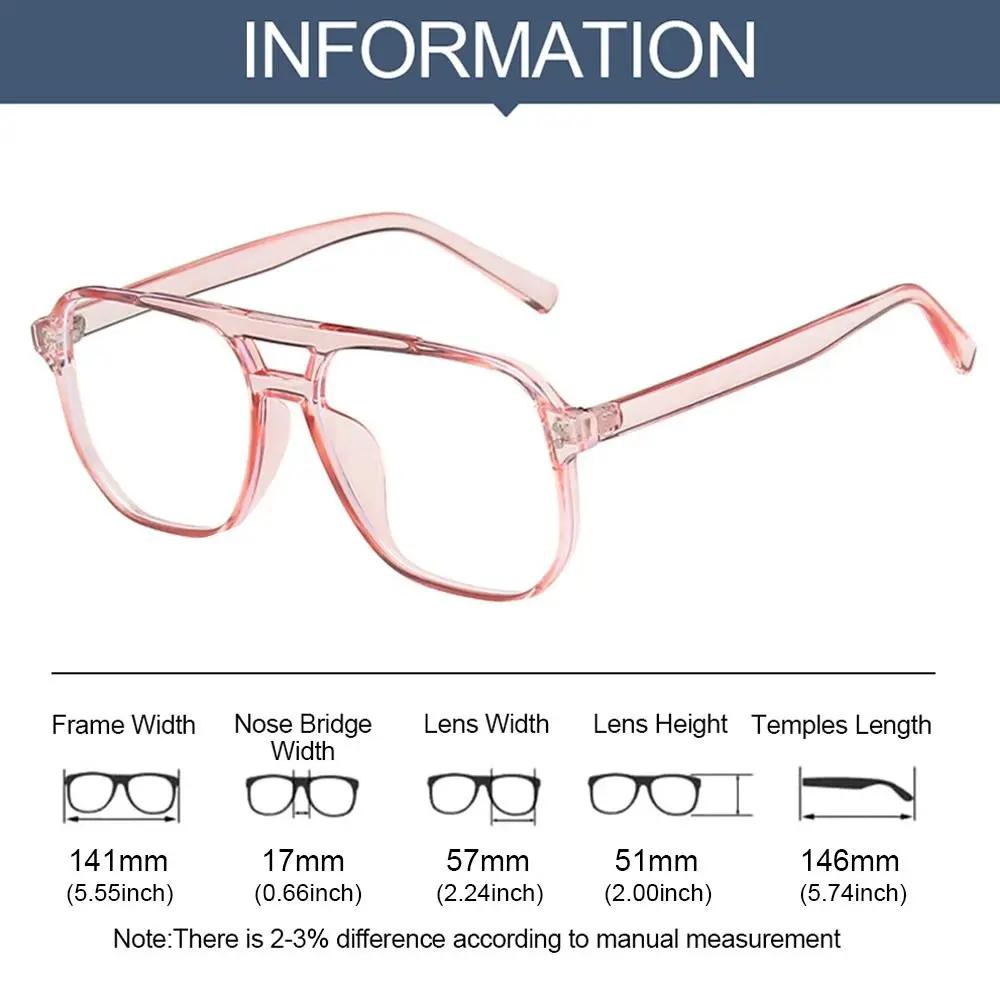 Fashion Anti-blue Light Glasses Men Women Transparent Computer Glasses Frame Retro Eyeglass Frame Flat Glasses Square Eyeglasse