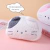 Large Capacity Cat Plush Pencil Case Plush Bag Cartoon Plush Pen Bag Cat Pencil Pouch  Stationery