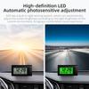 Car Thermometer Interior Digital Alarm Clock LCD Display Luminous Car Electronic Clock 2in1 for Car Accessories for Vehicle Part