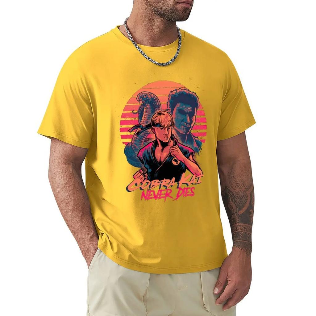 Cobra Kai Nunca Muere Hechos T Shirt Harajuku Short Sleeve T-shirt 100% Cotton Graphics Tshirt Tops