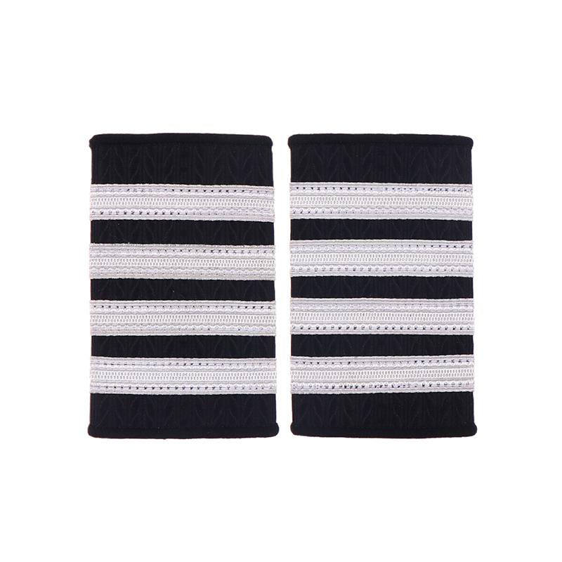 1 pár Ozdoba oděvu Nárameníky Košile Profesionální uniforma pilota Nárameníky Řemeslné Ramenní nášivky Oděvní DIY doplňky