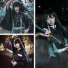 Anime Kimetsu No Yaiba Tokitou Muichirou Cosplay Kostuums Kisatsutai Uniform Pruik Halloween Kostuum Volwassen Kids
