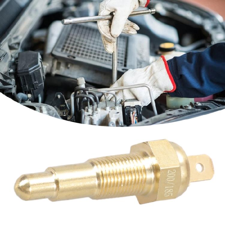 3/8Inch Quick Response Engine Cooling Fan Temperature Sensor for Optimally Driving Conditions Efficient Heat Management
